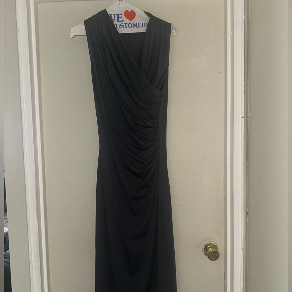 Zara grey midi dress